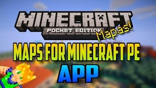 MAPS FOR MINECRAFT PE  APP PARA DESCARGAR MAPAS GRATIS [upl. by Ayamahs378]