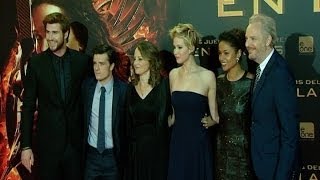 Premiere of The Hunger Games Catching Fire in Madrid [upl. by Nnaj]