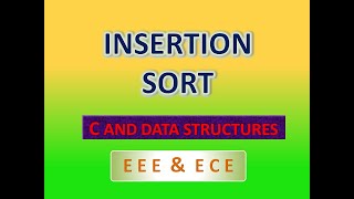 Insertion Sort  Camp Data Structures [upl. by Eno]