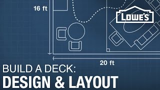 How To Build a Deck  Design amp Layout 1 of 5 [upl. by Namhar]