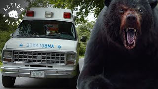 The Bear Attacks The Ambulance  Cocaine Bear [upl. by Mouldon]