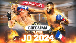 GregMMA affronte la crème de la BOXE des JO2024 [upl. by Berglund]