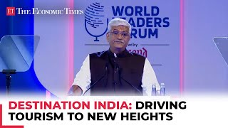 ETWLF 2024  Destination India Driving tourism to new heights with Minister Gajendra Shekhawat [upl. by Rafaelof]