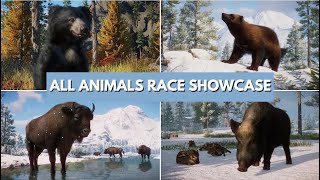 Planet Zoo 2024 All Animals Race Showcase [upl. by Ennirroc869]