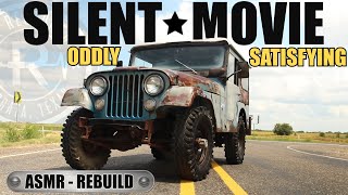 Relaxing ASMR Jeep Rebuild  No Talking Just Working  Oddly Satisfying Mechanic Video  RESTORED [upl. by Sedecrem]