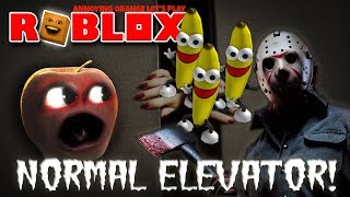 Roblox NORMAL ELEVATOR 🍎 😱 💩 Midget Apple Plays [upl. by Aerised]