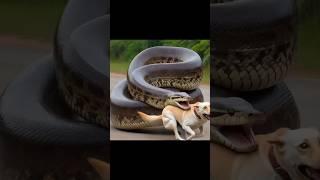 The dog kept breaking because the anaconda youtubeshorts [upl. by Lladnor12]