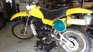 1979 YZ 400 F Vintage Motocross Off Road Racing Machine CALVMX [upl. by Mizuki]