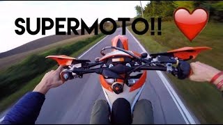 KTM SUPERMOTO 200cc  KILLING THAT MOTO [upl. by Iatnohs]