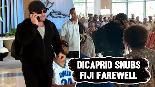 Leonardo DiCaprio Faces Backlash for Ignoring Fiji Hotel Staffs Farewell Performance [upl. by Eolanda572]