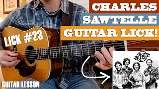 Lick 23  quotCharles Sawtellequot  Guitar Lick in G  Intermediate BLUEGRASS Guitar Lesson with TAB [upl. by Thagard]