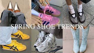 2024 Spring Shoe Trends  Sneakers Heels Ballet Flats Cowboy Boots More [upl. by Bobine]