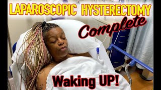 WAKING UP AFTER A LAPAROSCOPIC HYSTERECTOMY AM I OKAY hysterectomy laparoscopichysterectomy [upl. by Arayc508]