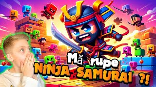 Bătălia Epică Samurai vs Omuleți în Stumble Guys 🥋🎮  Arena Block Dash [upl. by Dygert438]