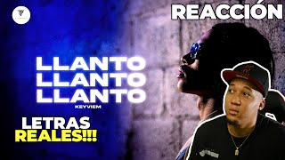 REACCION a KEYVIEM  LLANTO🥀  VIDEO OFICIAL [upl. by Ziza]