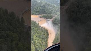 Waterville Dam overflowing from Hurricane Helene hurricane helene [upl. by Einuj694]