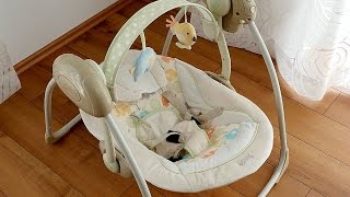 Bright Starts 7130 Elepaloo Babyschaukel  Babywippe  Swing  deutsch [upl. by Candi]