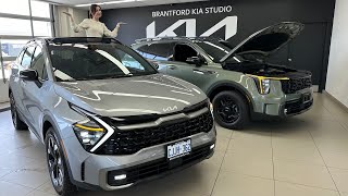 The 2024 Kia Sportage VS Sorento  Two Top Trims Compared [upl. by Clellan]