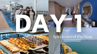 DAY 1  Royal Caribbean Spectrum of the Seas Singapore 4D3N Cruise [upl. by Oizirbaf]