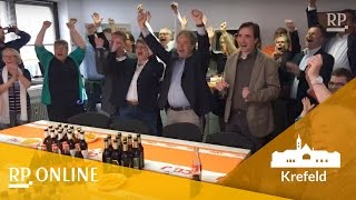 NRWWahl 2017 Jubel bei der Krefelder CDU [upl. by Rutter]