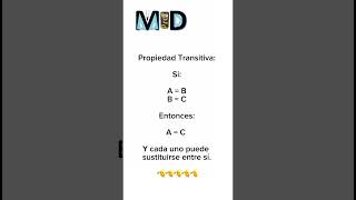 Propiedad transitiva 🫡 matematicas [upl. by Clywd]