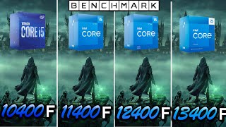 Intel i5 10400F vs 11400F vs 12400F vs 13400F  Test  1080p  1440p  RTX 4090 [upl. by Raul]