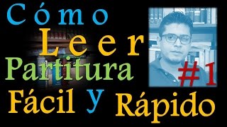 Cómo leer partitura fácil y rápido 1  Tutorial  Obeth Toledo [upl. by Verdie560]