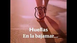 Karaoke Hombres G Huellas en la bajamar con letra secuenciada [upl. by Netsyrc]