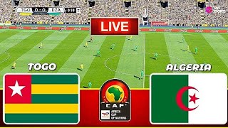 🔴 LIVE  TOGO VS ALGERIA  AFRICA CUP OF NATIONS QUALIFICATION [upl. by Eneg327]