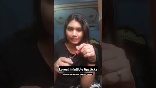 Most viral loreal infallible matt resistant lipsticksloreal [upl. by Merari]