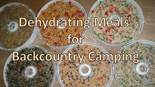 Dehydrating Meals for Backcountry Camping [upl. by Gottuard94]