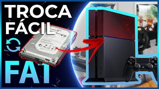 COMO TROCAR HD PS4 NORMAL E REINSTALAR SOFTWARE  Filipe Gomes [upl. by Mendelson909]