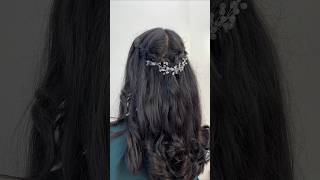 Waterfall Braid❤️ weddingguesthairstyles partyhairstyle hairstyles weddingguesthairstyles [upl. by Rann]