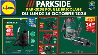 Catalogue Lidl Parkside du 14 octobre 2024 ✅ Découvrez les outils de bricolage [upl. by Herahab]