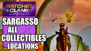 All Collectibles Locations ARMOR BOLTS SPYBOT amp ZURPSTONES Sargasso  Ratchet amp Clank Rift Apart [upl. by Adnotal]