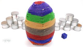 Huge Magnetic Balls Surprise Egg Toys Trolls [upl. by Garber556]