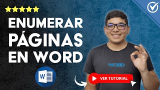 Cómo ENUMERAR PÁGINAS en Word a Partir de la Tercera Hoja  📃 O Cualquier Página 📃 [upl. by Notla]