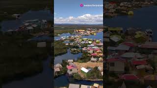 🏝️ The Floating Islands of Lake Titicaca 🌊  Facts43 [upl. by Nimad]