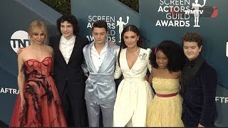 Stranger Things Cast arrive at 26th Annual Screen Actors Guild Awards [upl. by Nav388]