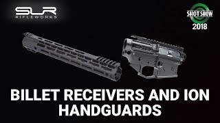 SLR Rifleworks Billet Receivers ION Handguard and More  SHOT Show 2018 Day 3 [upl. by Aicatsal]