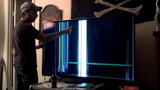 HOW TO Fix a cracked or Damaged LCDLED TV [upl. by Aicnatsnoc]