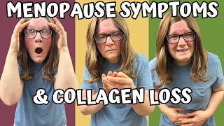 10 Menopause symptoms linked to collagen loss How to boost collagen levels [upl. by Volney]