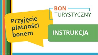 Bon turystyczny  przyjęcie płatności bonem [upl. by Elum]