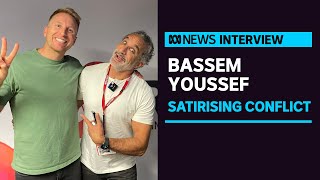 Bassem Youssef on his approach to satirising conflict  ABC News [upl. by Husha]