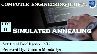 Lec8Simulated annealing  Artificial Intelligence  Computer Engineering [upl. by Murial]