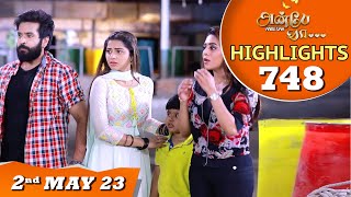 Anbe Vaa Serial  EP 748 Highlights  2nd May 2023  Virat  Delna Davis  Saregama TV Shows Tamil [upl. by Vittorio]