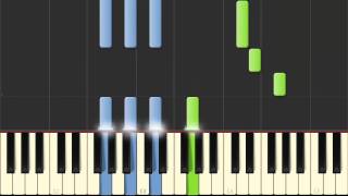 Thaxted By Gustav Holst Piano Tutorial Synthesia [upl. by Anaidirib655]