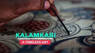 Kalamkari  A Timeless Art  Traditional Paintaing  Live History India [upl. by Estrin289]