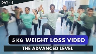 5 Kg Weight Loss Video  Day  5  Exercise Video  Zumba Fitness With Unique Beats  Vivek Sir [upl. by Mosley]