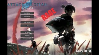 Roarks AOT Fan Game THESE PEOPLE HAVE NO LIFE [upl. by Eilssel250]